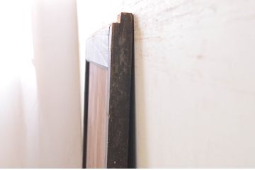 アンティーク建具　和の情緒を演出する障子帯戸1枚(引き戸、板戸、格子帯戸、障子戸)(R-072529)