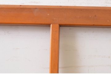 アンティーク建具　ノスタルジックな雰囲気溢れるガラス戸2枚セット(引き戸)(R-072532)