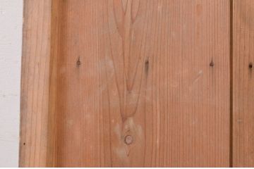 アンティーク建具　どこか懐かしい雰囲気を感じる扉1枚(木製扉、ドア)(R-072534)