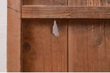 アンティーク建具　どこか懐かしい雰囲気を感じる扉1枚(木製扉、ドア)(R-072534)