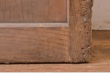 アンティーク建具　どこか懐かしい雰囲気を感じる扉1枚(木製扉、ドア)(R-072534)