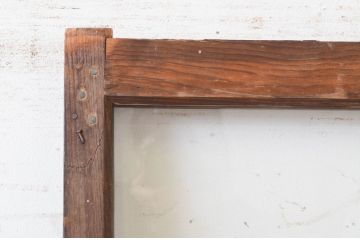 アンティーク建具　どこか懐かしい雰囲気を感じるガラス戸1枚(引き戸)(R-072536)