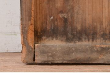 アンティーク建具　どこか懐かしい雰囲気を感じるガラス戸1枚(引き戸)(R-072536)