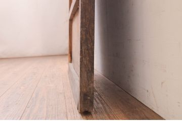 アンティーク建具　どこか懐かしい雰囲気を感じるガラス戸1枚(引き戸)(R-072536)