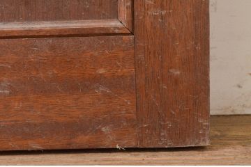 アンティーク建具　ラワン材　レトロな佇まいが魅力的なドア1枚(木製扉)(R-072542)