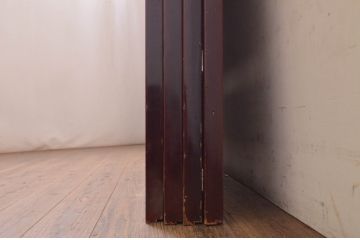アンティーク建具　情緒あふれる空間づくりにおすすめの御簾戸4枚セット(引き戸、簾戸、簀戸、葭戸、夏障子、夏戸、葦戸)(R-072544)