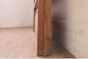 アンティーク建具　情緒あふれる空間づくりにおすすめの御簾戸2枚セット(引き戸、簾戸、簀戸、葭戸、夏障子、夏戸、葦戸)(R-072545)
