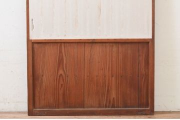 アンティーク建具　どこか懐かしい雰囲気を醸し出す格子戸1枚(引き戸、帯戸)(R-072549)