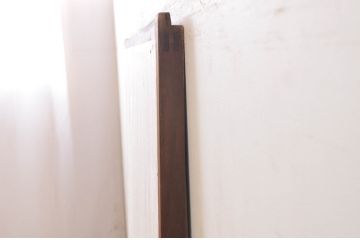 アンティーク建具　どこか懐かしい雰囲気を醸し出す格子戸1枚(引き戸、帯戸)(R-072549)