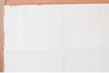 アンティーク建具　古い遊郭から出た希少な色ガラス入り障子戸2枚セット(引き戸、格子戸)(R-072555)
