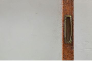 アンティーク建具　ガラスの模様が素敵!レトロな空間づくりにオススメのガラス戸2枚セット(引き戸)(R-072559)
