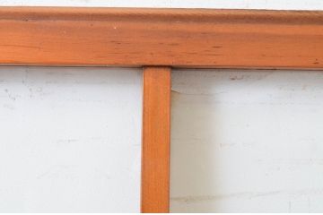アンティーク建具　ガラスの模様が素敵!レトロな空間づくりにオススメのガラス戸2枚セット(引き戸)(R-072559)