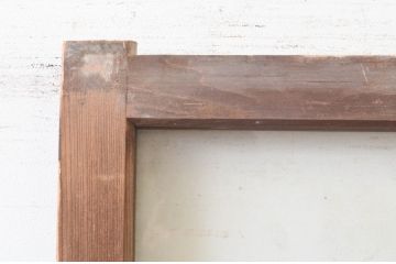 アンティーク建具　大正ロマン　レトロな空間づくりにオススメのガラス戸1枚(引き戸)(R-072562)