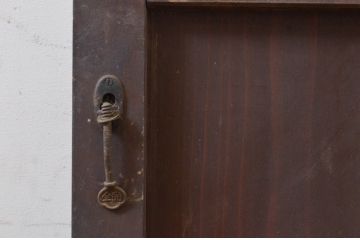 アンティーク建具　大正ロマン　レトロな空間づくりにオススメのガラス戸1枚(引き戸)(R-072562)