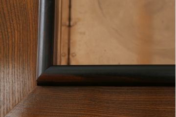 和製ビンテージ　特大　重厚　総欅(ケヤキ)材　ぶ厚い天板の囲炉裏ローテーブル(座卓、木製火鉢、長火鉢、ダイニングテーブル、6人掛け、食卓、センターテーブル、ヴィンテージ)(R-072572)