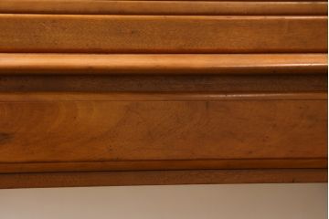 中古　横浜クラシック家具　ダニエル(Daniel)　希少モデル　艶のある木肌と品のある佇まいが美しいロールトップデスク(ライティングビューロー、簿記机、ワークデスク、引き出し、在宅ワーク、在宅用、蛇腹)(R-072576)