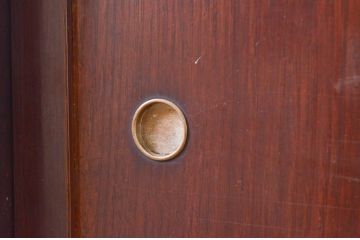和製アンティーク　前面栗材　和の雰囲気を引き立てる漆のキレイな最上箪笥(重ね箪笥、和タンス、引き出し、衣装箪笥、収納タンス)(R-072585)