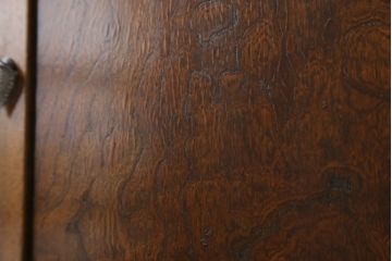 中古　指物家具　吉蔵　端正でおおらかな雰囲気漂う李朝スタイルの収納棚(小箪笥、引き出し、戸棚)(R-072591)