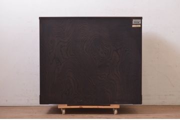 中古　岩谷堂箪笥　黒々とした金具が重厚な雰囲気を高める和タンス(和箪笥、収納箪笥、引き出し、サイドチェスト)(R-072592)