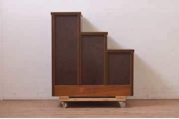 中古　美品　上質な和の雰囲気香る階段箪笥風収納箪笥(整理たんす、階段タンス、和タンス、引き出し)(R-072593)