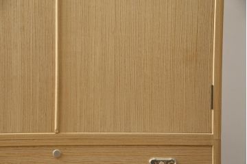 中古　岩手県　国産　職人手造り　美しい金具が目を惹く上品な桐箪笥(胴厚、桐たんす、四方丸、整理タンス、引き出し、チェスト、和箪笥、衣装箪笥、着物箪笥、衣装盆)(R-072594)