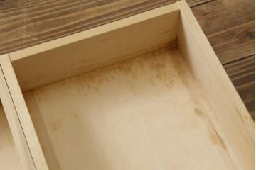 中古　北海道民芸家具　HM160K　美しい木肌とシックな佇まいが魅力的なキャビネット(食器棚、収納棚、戸棚、カップボード、飾り棚、本箱)(R-072596)