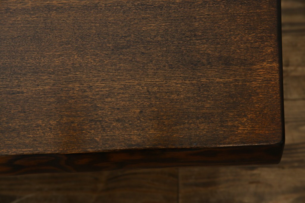 中古　美品　国産職人手作り品　総栗材　和のお部屋づくりにおすすめな囲炉裏テーブル　(R-072601)