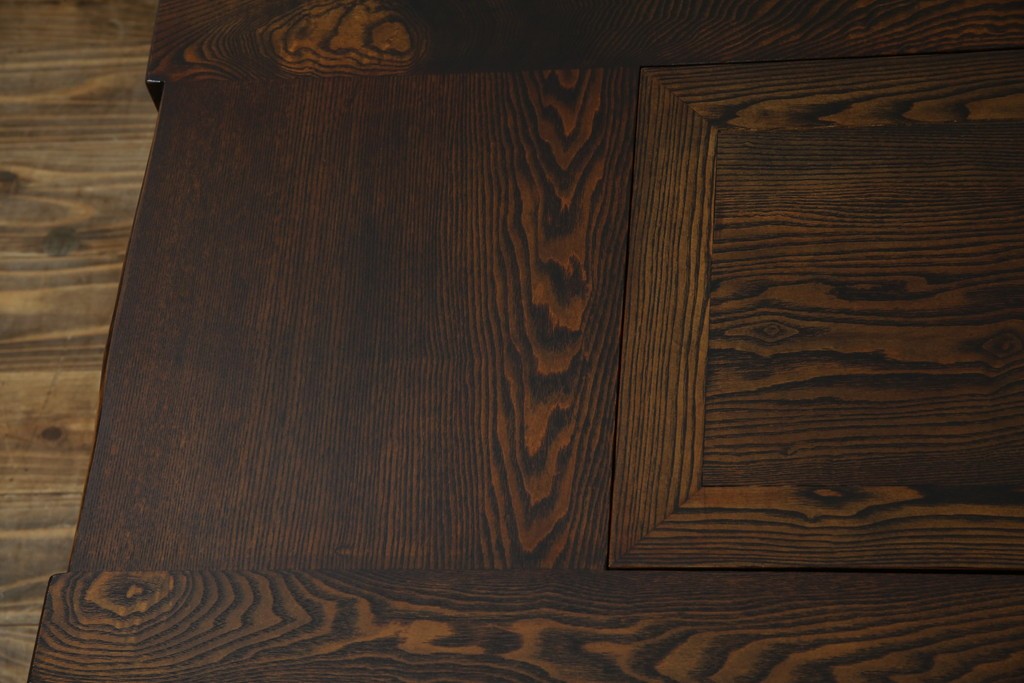 中古　美品　国産職人手作り品　総栗材　和のお部屋づくりにおすすめな囲炉裏テーブル　(R-072601)