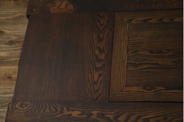 中古　美品　国産職人手作り品　総栗材　和のお部屋づくりにおすすめな囲炉裏テーブル　(R-072601)