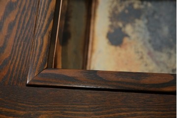 中古　美品　国産職人手作り品　総栗材　和のお部屋づくりにおすすめな囲炉裏テーブル　(R-072601)