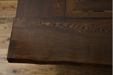 中古　美品　国産職人手作り品　総栗材　和のお部屋づくりにおすすめな囲炉裏テーブル　(R-072601)