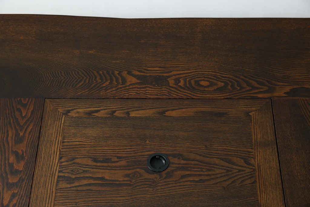 中古　美品　国産職人手作り品　総栗材　和のお部屋づくりにおすすめな囲炉裏テーブル　(R-072601)