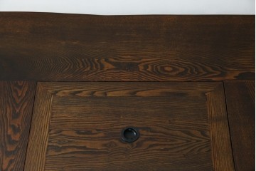 中古　美品　国産職人手作り品　総栗材　和のお部屋づくりにおすすめな囲炉裏テーブル　(R-072601)