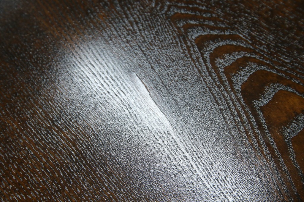 中古　美品　国産職人手作り品　総栗材　和のお部屋づくりにおすすめな囲炉裏テーブル　(R-072601)