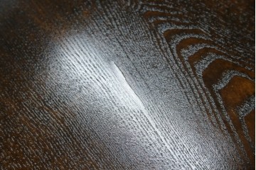 中古　美品　国産職人手作り品　総栗材　和のお部屋づくりにおすすめな囲炉裏テーブル　(R-072601)