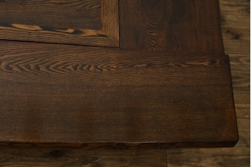 中古　美品　国産職人手作り品　総栗材　和のお部屋づくりにおすすめな囲炉裏テーブル　(R-072601)