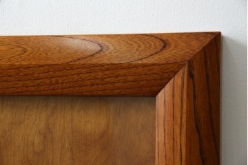 和製ビンテージ　総欅(ケヤキ)材　漆塗り　落ち着きのある空間づくりにおすすめの木製フレーム　(R-072603)