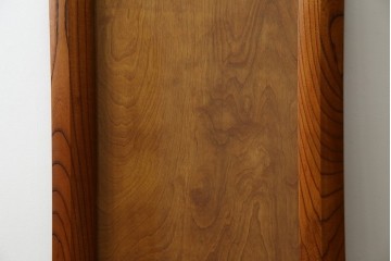 和製ビンテージ　総欅(ケヤキ)材　漆塗り　落ち着きのある空間づくりにおすすめの木製フレーム　(R-072603)