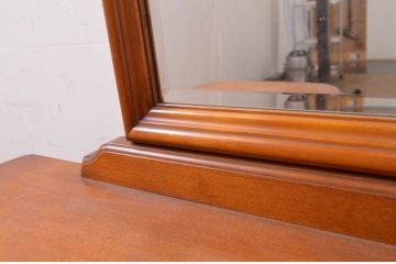 中古　横浜ダニエル(daniel)　Etranger(エトランジェ)　E-303　E-403吊鏡　温かみのある色合いと上品な佇まいが魅力のドレッサー(鏡台、化粧台、ミラー)(R-072604)