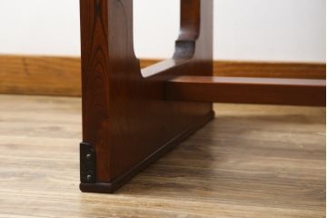 中古　特注　希少モデル　岩谷堂箪笥　和の雰囲気を高める片袖机(ワークデスク、在宅ワーク、在宅用、勉強机)(R-072610)