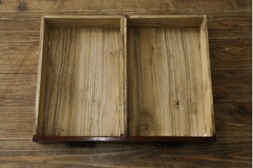 和製アンティーク　欅(ケヤキ)材　和の雰囲気を引き立てる長火鉢　(R-072618)