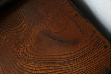 和製アンティーク　欅(ケヤキ)材　和の雰囲気を引き立てる長火鉢　(R-072618)