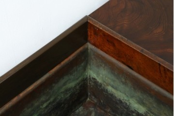 和製アンティーク　欅(ケヤキ)材　和の雰囲気を引き立てる長火鉢　(R-072618)