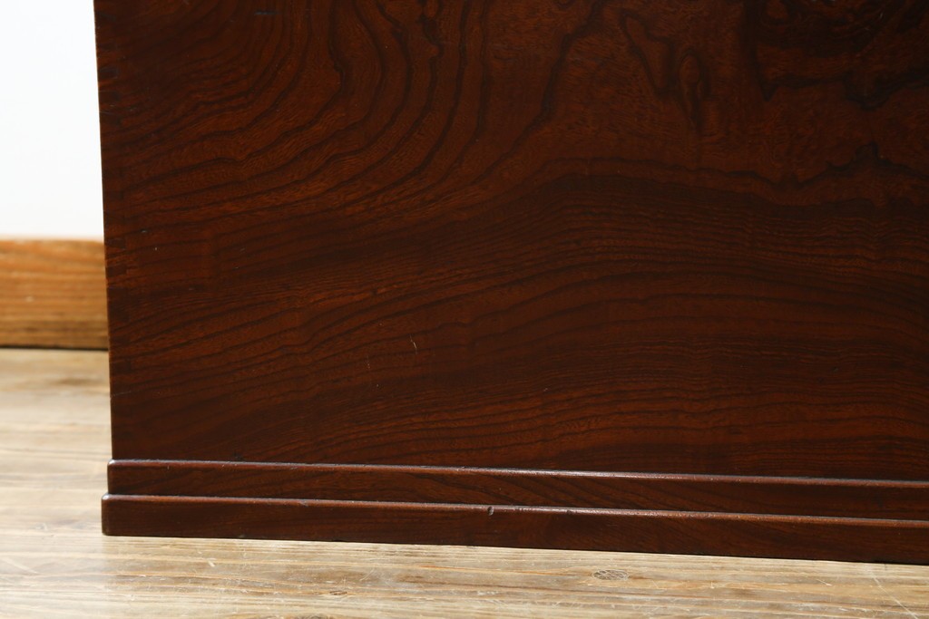 和製アンティーク　欅(ケヤキ)材　和の雰囲気を引き立てる長火鉢　(R-072618)