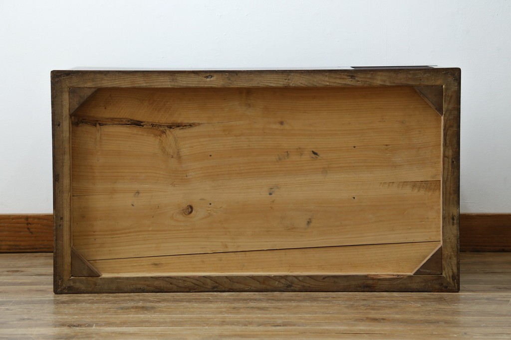 和製アンティーク　欅(ケヤキ)材　和の雰囲気を引き立てる長火鉢　(R-072618)