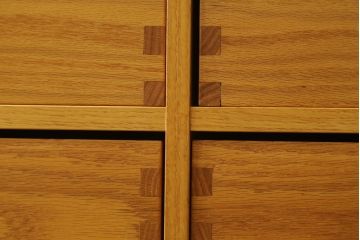 和製ビンテージ　高島屋特注品!　シンプルなデザインと引き出し8杯の収納力が魅力的なチェスト(引き出し、サイドチェスト、収納箪笥、ヴィンテージ)(R-072635)