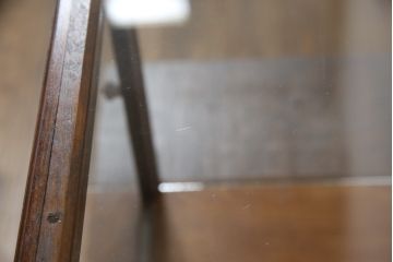 和製アンティーク　レトロな雰囲気が魅力的な引き出し付き卓上ガラスケース(Gケース、ショーケース、陳列棚、飾り棚、収納棚、店舗什器)(R-072660)