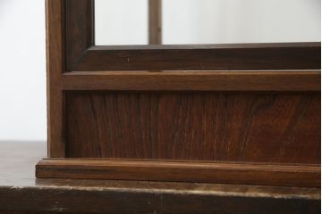 和製アンティーク　レトロな雰囲気が魅力的な引き出し付き卓上ガラスケース(Gケース、ショーケース、陳列棚、飾り棚、収納棚、店舗什器)(R-072660)
