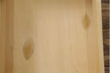 中古　美品　北海道民芸家具　上品な雰囲気漂うビューローブックケース(ライティングビューロー、簿記机、本箱、本棚、飾り棚、収納棚、戸棚、ワークデスク、在宅ワーク、在宅用)(R-072661)