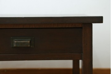 和製アンティーク　栓材　レトロな雰囲気たっぷりな文机　(R-072663)